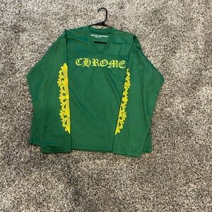 Chrome Hearts Green Jersey with Yellow Accents